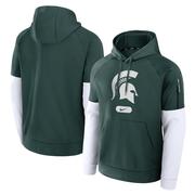 Michigan State Nike Primary Logo Fitness Hoodie